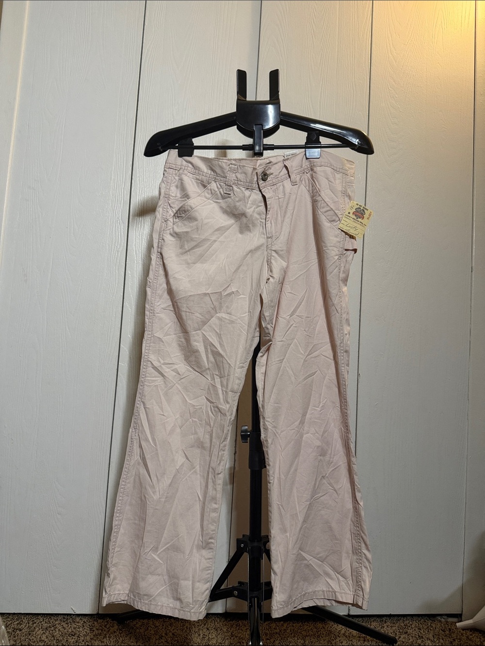 Women's Wide-Leg Jeans in Light pink